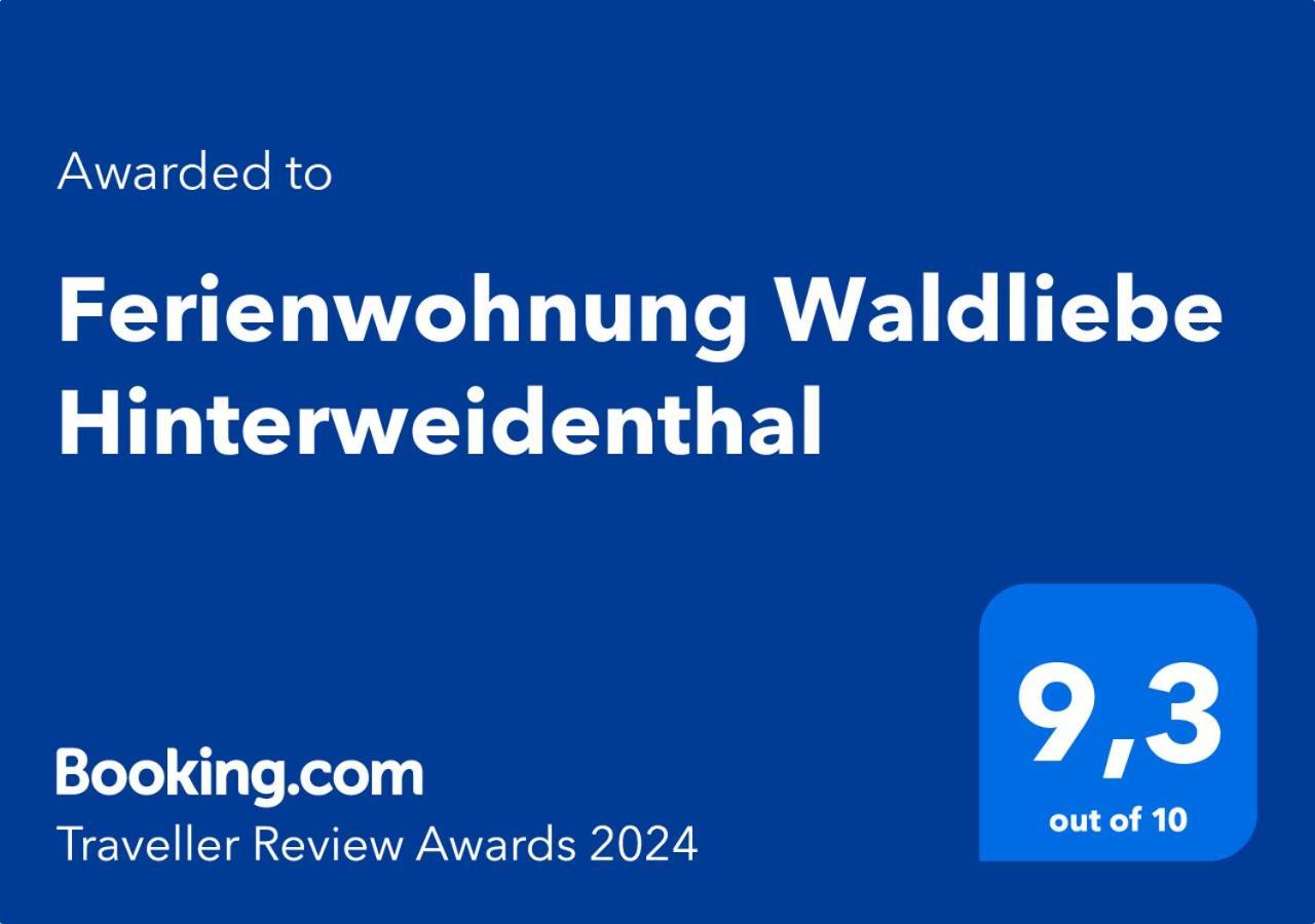 Ferienwohnung Waldliebe Hinterweidenthal Eksteriør billede